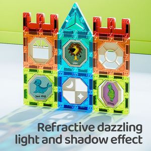 Zhorya 153 pièces Ensemble de jouets en forme de dinosaures Jouets éducatifs pour enfants Blocs de construction pour enfants - Product Image 5
