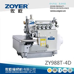 Zoyer ZY988T-4D Four Thread Overlock Sewing <b>Machine</b> Direct Drive Differential Feeding For Fabric Edge <b>Binding</b> - Product Image 5