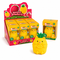 Jouet Squishy Géant Pêche, Jouet Anti-stress Souple à Presser en Forme de Fruit, Pêche Géante à Presser, Vente en Gros, Caoutchouc, 5 à 7 Ans