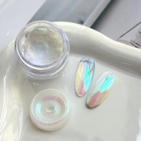 Poudre Polarisée Magique Transparente Effet Miroir Glacé Aurore Féerique Ciel Perlé Clair de Lune pour Nail Art – Vente en Gros