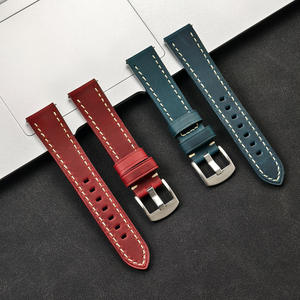 Correa de reloj de cuero de ante de vaca de capa superior genuina Compatible con Huawei para GT4 para <span class=keywords><strong>Samsung</strong></span> Watch6/5/<span class=keywords><strong>4</strong></span> reloj Universal - Product Image 2