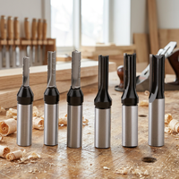 Fraise droite TCT HYCNC 12,7 mm, queue de 1/2 pouce, en carbure, pour le fraisage du bois CNC, outil de rainurage et de découpe pour MDF et contreplaqué