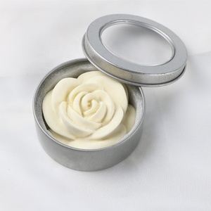 सुगंधित गुलाब आकार ठोस सिरेमिक पर्यावरण के अनुकूल डिफ्यूज़र कार एयर फ्रेशर होम अलमारी सुगंध आवश्यक तेल - Product Image 5