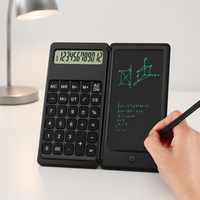 Calculatrice Scientifique Personnalisée Portable Mini Pliable en Plastique ABS Solaire pour Étudiant, Tableau d'Écriture Multifonction, Calendrier, OEM