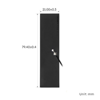 Antenne cellulaire 5G LTE 4G intelligente à large bande et à gain élevé, FPC flexible interne 79,4x21mm UFL MHF