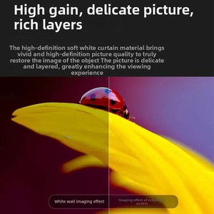 Màn hình máy chiếu điện Định dạng <span class=keywords><strong>16</strong></span>: <span class=keywords><strong>9</strong></span> màn hình chiếu tự động kích thước 84-200 inch với điều khiển từ xa - Product Image 6