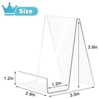 Support de bureau en acrylique transparent de luxe sur mesure, compatible avec toutes les coques, avec bords polis