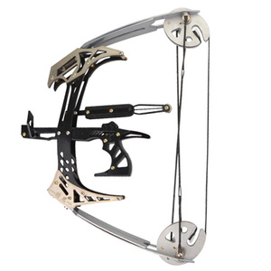 Arco da pesca da caccia triangolo Mini arco composto con freccia 3 pezzi per accessori per tiro con l'arco all'aperto - Product Image 1