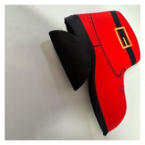 Fundas para Tazas con Diseño de Bota Navideña Colorida, Diversión Navideña con Tonos Vívidos - Product Image 4