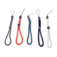 Dragonne réglable en nylon tressé pour téléphone portable, clé USB, appareil photo – Courte, anti-perte