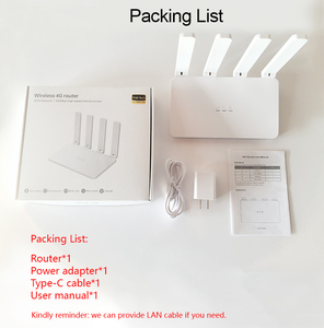 Nuevo Router WiFi 4G Inalámbrico LTE B41 con <span class=keywords><strong>Cable</strong></span> <span class=keywords><strong>Ethernet</strong></span>, Red 4G, Gran Capacidad de Memoria, Duradero, Alta Velocidad, WEB Cat4 - Product Image 6