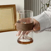 Usine en gros rétro Style chinois tasse résistant aux hautes températures Fuji montagne thé tasse à café ménage neige tasse