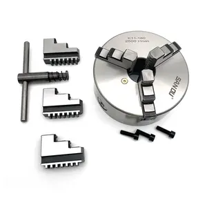 Draaibank Chuck 160Mm Sanou Merk 3 Jaw Chuck K11-160 Precisie Handmatige Zelfcentrerende Klauwplaat Voor Metalen Draaibank