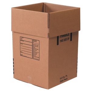 Dish Pack Box 5.2cu.ft. Double Wall 18 x 18 x 28 with partition
