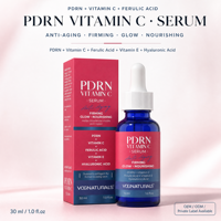 Sérum PDRN en marque privée, réparation de la peau coréenne, acide férulique, vitamine E, vitamine C, anti-âge, raffermissant, boostant l'éclat, sérum facial OEM