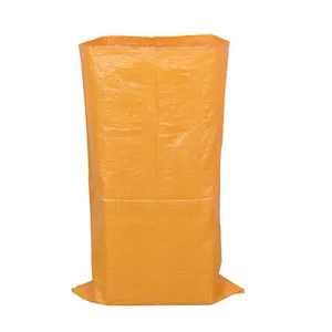 Agriculture OEM 25kg 50 white color recycle packaging pp woven bag for rice flour fertilizer polypropylene sack