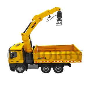 <span class=keywords><strong>HUINA</strong></span> <span class=keywords><strong>1575</strong></span> 575 2,4G 1:14 26CH RC camión volquete de metal juguetes Construcción de control remoto camión RC con agarre de madera - Product Image 5