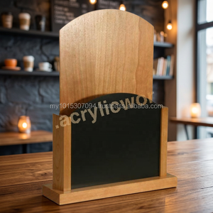 ที่วางเมนูไม้แบบกำหนดเองสำหรับร้านอาหาร พร้อมดีไซน์ไม้ธรรมชาติ - Product Image 3
