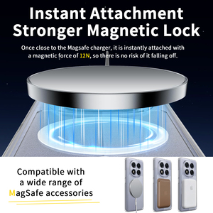 Funda Transparente Magnética Antirrayaduras y Antigolpes para Redmi Note 14 Pro 14 Pro+ con Imán Potente - Product Image 5