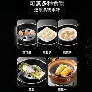 Support de cuisson vapeur rond en acier inoxydable Xinrong, épaissi et pliable avec poignée, pour usage domestique, écologique - Product Image 5