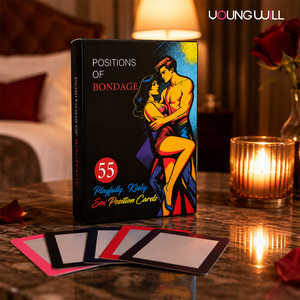 Cartas de Juego para Parejas, 55 Cartas con Posiciones, Juego de Cartas para Citas Nocturnas, Juego de Roles, Preliminares, OEM ODM, Cartas de Posiciones Sexuales - Product Image 2