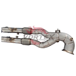 ท่อลงสแตนเลสเกรดพรีเมียม Vortex พร้อมแผ่นกันความร้อนและท่อเชื่อมสำหรับ Audi RS3 8Y 2.5T ปี 2022-2026 - Product Image 5