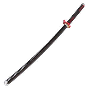 Alta calidad 104cm Demon Slayer Kamado Tanjirou bambú juguete espadas Katana <span class=keywords><strong>Kagura</strong></span> arma Cosplay Props para Kidults juegos de rol - Product Image 4
