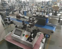 Machine automatique d'étiquetage de bouteilles rondes avec codeur, imprimante de Date, prix
