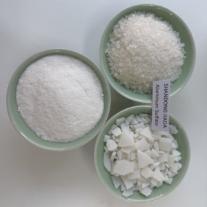 Sulfate d'aluminium blanc en flocons sans <span class=keywords><strong>fer</strong></span>, pureté 17%, qualité industrielle, produit chimique pour le traitement <span class=keywords><strong>de</strong></span> l'eau, certifié ISO9001, CAS10043-01-3 - Product Image 5