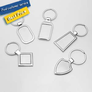 Bingkai foto akrilik bulat transparan kustom dengan logam DIY gantungan kunci plastik gantungan kunci liontin untuk hadiah promosi - Product Image 6