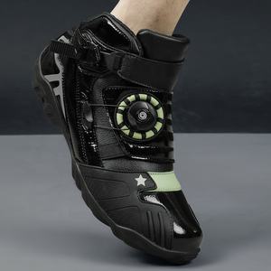 Zapatos deportivos de alta calidad, <span class=keywords><strong>botas</strong></span> de carreras de bicicletas con cierre de hebilla, zapatos para montar en motocicleta, zapatos de protección para deportes al aire libre para <span class=keywords><strong>Motocross</strong></span> - Product Image 6
