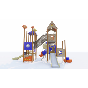 Equipo de juegos al aire libre HPL de alta calidad rentable de diseño moderno disponible en escuelas, <span class=keywords><strong>parques</strong></span> y comunidades - Product Image 1