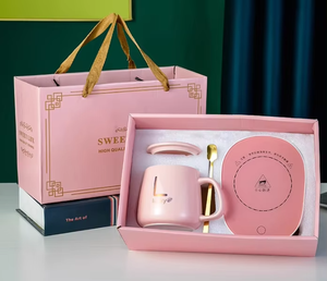Ensemble <span class=keywords><strong>de</strong></span> tasses à café en céramique promotionnelles - Logo imprimé personnalisé - Vente en gros pour les cadeaux d'entreprise/des employés/des clients - Product Image 2