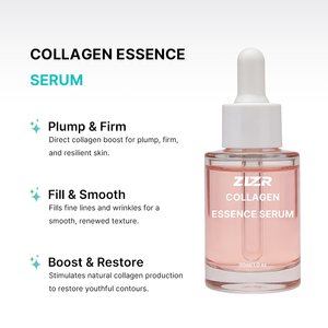 Sérum Liquide Anti-rides Éclaircissant au Collagène Profond, Peptides Roses, Acide Hyaluronique, PDRN de Saumon pour une Peau Éclatante Effet Verre - Product Image 2