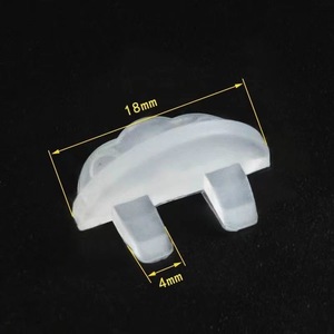 Clips de fixation en plastique pour portes en verre, matériel de montage pour armoire de rangement, utilisation au bureau, installation facile, design minimaliste - Product Image 4
