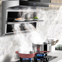 Hotte de cuisine pour appareils ménagers hotte aspirante double face murale à induction hotte aspirante hotte aspirante intelligente