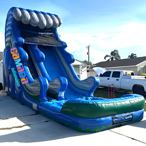 Tobogán Acuático Inflable Comercial para Niños, <span class=keywords><strong>con</strong></span> Diseño <span class=keywords><strong>de</strong></span> Tabla <span class=keywords><strong>de</strong></span> Surf, para Jardín o Patio Trasero, <span class=keywords><strong>con</strong></span> <span class=keywords><strong>Piscina</strong></span> - Product Image 2