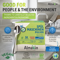 AlmaWin RTS 4 Prêt à Expédier Lessive en Poudre Écologique Ultra Concentrée Lavande 1,08 Kg - 20 Lavages Puissance Nettoyante Végétalienne