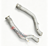 Prix usine : Downpipe d'échappement pour Bentley Continental GT/GTC W12 4.0T/6.0T, Tuyaux d'échappement, Tuyau de test, Collecteur d'échappement, Son parfait