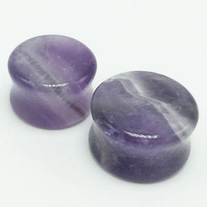 ต่างหูเจาะหูแบบทิ่ง HY รุ่นใหม่ล่าสุด ทำจากหินอเมทิสต์ ผลิตโดยผู้ผลิตโดยตรง - Product Image 2