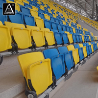 Sièges de stade pliables en plastique pour le football, sièges de stade escamotables, sièges VIP pour le football, chaises de stade à vendre