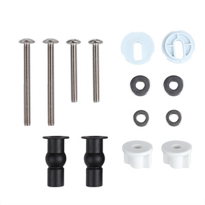 Aojiele Vis de fixation pour siège de toilette, boulon d'expansion supérieur allongé avec bille unique, écrou inférieur épais pour bidet, petit siège de toilette - Product Image 2
