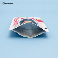 Sachet Mylar Personnalisé Brillant avec Fermeture Éclair et Trou de Suspension pour Aliments pour Animaux, Idéal pour Présentoirs de Détail