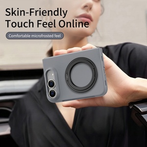 Étui de téléphone magnétique mat de haute qualité pour iPhone Duo avec protection à 360° °   Support de téléphone avec protection d'écran avant, coque rigide antichoc - Product Image 5