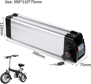 <span class=keywords><strong>Batteria</strong></span> per Bici Elettrica da Portapacchi Posteriore 24V 10Ah 15Ah 20Ah, Pacco <span class=keywords><strong>Batteria</strong></span> Ricaricabile agli Ioni di Litio con BMS Intelligente, Display LED e Blocco di Sicurezza - Product Image 5