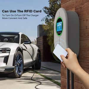32A 3 phases 7kw 11kw 22kw Wallbox Charge rapide de véhicule électrique Type 2 Station de charge EV Chargeur EV mural pour la maison - Product Image 4