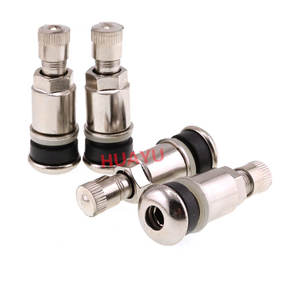 <span class=keywords><strong>Valve</strong></span> de pneu nickelée <span class=keywords><strong>Tubeless</strong></span> MS525 TR525 Boulonné en alliage de zinc - Product Image 5