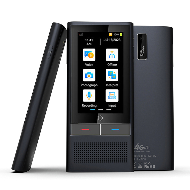 Voice Translator Support 4G Wifi Accurate Offline Translation Arabic Mongolian Dutch Vietnamese Translator