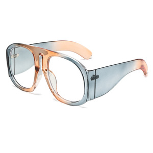 Fashion Lady Decorative Mirror Fashion Street <b>Photo</b> Personality Color Matching <b>Large</b> <b>Frame</b> Flat Glasses - Product Image 6