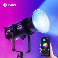 Lumière vidéo LED à sortie continue Tolifo Studio Photography X-180RGB haute luminosité 180W RGB COB APP DMX512 CCT 2700K-6500K